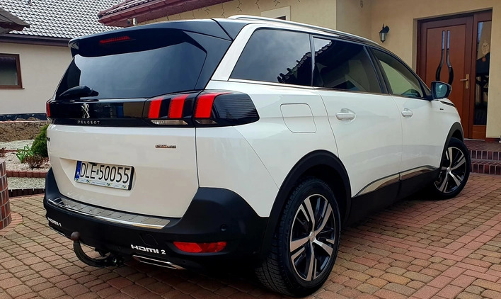Peugeot 5008 cena 88500 przebieg: 190500, rok produkcji 2019 z Legnica małe 704